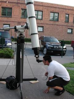 Sidewalk Astronomy Picture