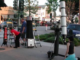 Sidewalk Astronomy Picture