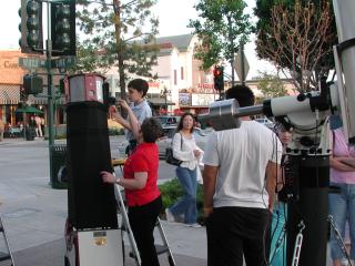 Sidewalk Astronomy Picture