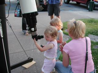 Sidewalk Astronomy Picture