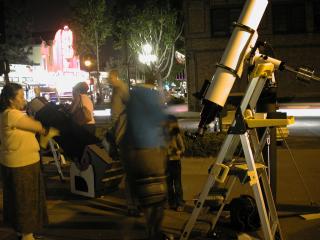 Sidewalk Astronomy Picture