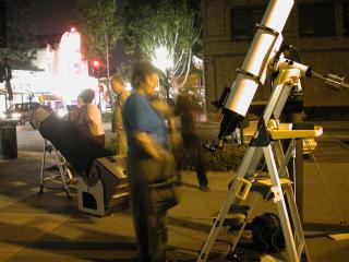 Sidewalk Astronomy Picture