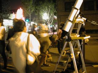 Sidewalk Astronomy Picture