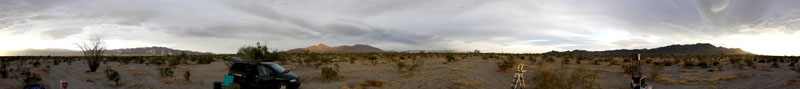 Panorama at Chuckwalla Bench