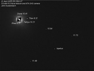 Iapetus at western elongation